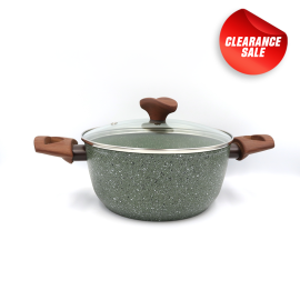 TVS Italy Casserole WithGlass Lid 20cm Natura Induction BS480202910101C