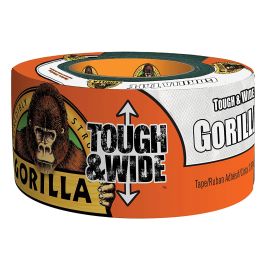 White Tape Tough & Wide 2.88" x 25Yards 6025302 Gorilla
