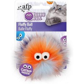 All For Paws Fluffy Ball - Orange 9.5cm AP2803