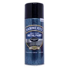 Hammerite Aerosol Spray Paint Hammered Black 400ml