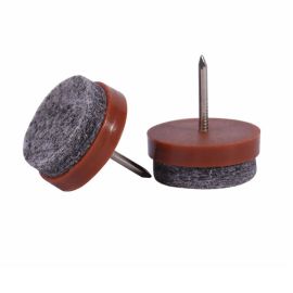 Glide Stud Nail Cotton Felt Head Brown 28mm 8pcs 60114 Robustline
