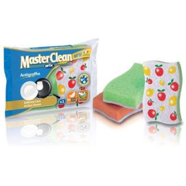 Master Clean Synthetic Sponge Scourer Non Scratch 2Pcs / ARX-0084 ARIX