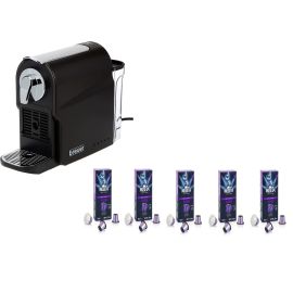 Breuer Coffee Machine Automatic Black (Nespresso Capsule Compatible) BRE-A-BLKc + Coffee Capsules 5Packs