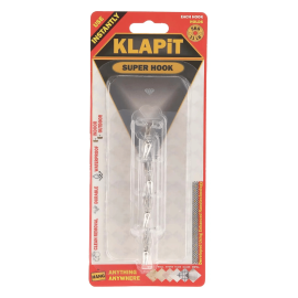 KLAPiT Super Hook Clear 4pcs SH-CLEAR