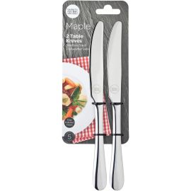 TEW 2PCS STAINLESS STEEL TABLE KNIVES BST001
