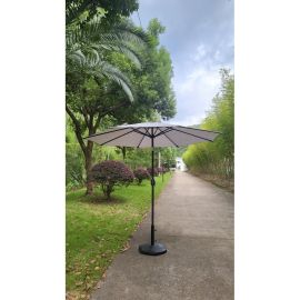 Grey Desert Patio Umbrella Round 270 Cm  Nsl16141-Gra