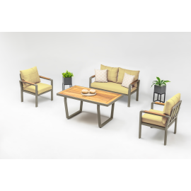 Calidus 4 Seater Garden Sofa Set With Coffee Table