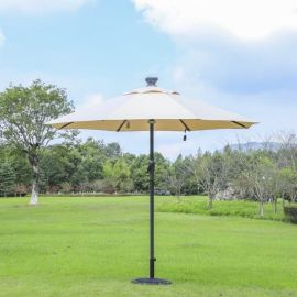 Octagon Automatic Umbrella With Solar Panel & Led Light 2.7 Mtr