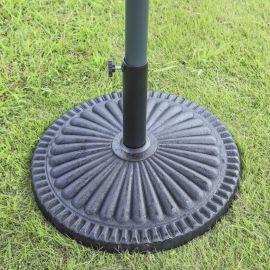 LEO RESIN FREE STANDING ROUND UMBRELLA BASE 53X33 CM
