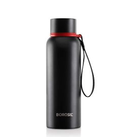 BOROSIL VACUUM TREK BOTTLE BLACK 850ML BT850BLK102