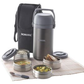 BOROSIL HOT N FRESH TIFFIN CARRIER 4 LAYER FGSTIFFCON4