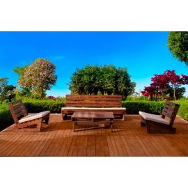 Beech Sofa With Cushion 3+1+1 +Table Ih401424