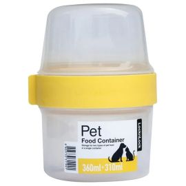 Lock & Lock Pet- Double Wet Food & Treat Container 360+310 