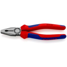 Knipex 03 02 200 SB Combination Plier Multi-Component Handle - 200mm