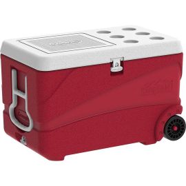 Cosmoplast Ice Box Deluxe 84Ltrs W/Wheels Red Colors Mfibxx105 Keep Cold