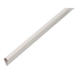 Alberts Self-Lock Profile,Pvc,White15X0,9/1M 484859