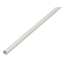Alberts Round Tube,Pvc,Whiteø7X1/1M 484910