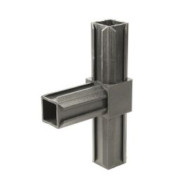 Alberts Xd Tube Connector T Pvc,Black F20X20 426378