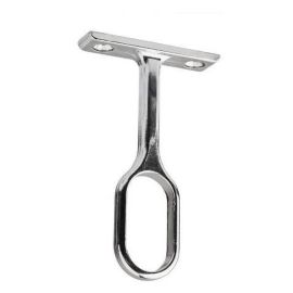 Walteco Bearing For Oval Wardrobe Tube 30X15Mm, Central Supporter, Chrome-Plated 92195
