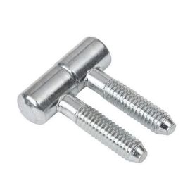 Walteco Single Pivot Hinge Ø 9X25Mm, Galvanized Steel, 2 Sets 80126