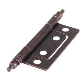 Walteco Louvre Door Hinge 50X19Mm, Brass Patina, 2 Pcs 80116