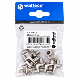 Walteco Shelf Support With Pin Ø 5Mm, 8 Pcs  90675