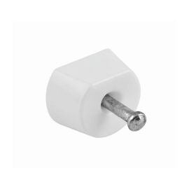 Walteco Shelf Support With Nail Ø 5Mm, White, 8 Pcs 90579