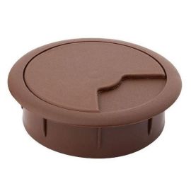 Walteco Cable Cut-Out, Ø 60Mm, Plastic, Brown 90478