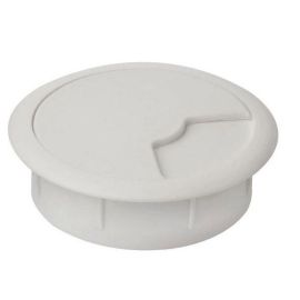 Walteco Cable Cut-Out, Ø 60Mm, Plastic, White 90481