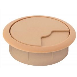 Walteco Cable Cut-Out, Ø 60Mm, Plastic, Beech 90482