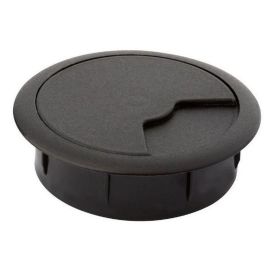 Walteco Cable Cut-Out, Ø 60Mm, Plastic, Black 90483