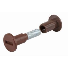 Walteco Connecting Screw M6X30-40Mm, Brown, 4 Pcs 90471