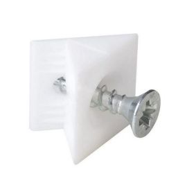 Walteco Back Side Holder, White, 10 Pcs 90558
