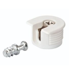 Walteco Connecting Fitting Excenter Ø 20Mm, Plastic, White, 4 Pcs 90601