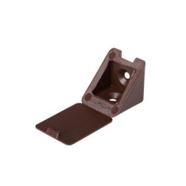 Walteco Connecting Angle 22X22X23Mm, Plastic, Brown, 1 Pcs 90594