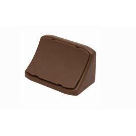 Walteco Double Corner 24X24X44Mm, Brown, 4 Pcs 84637