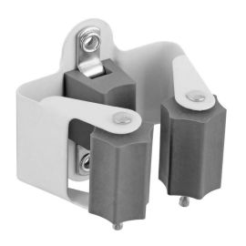 Walteco Mop Broom Holder, Zinc/Black 84818