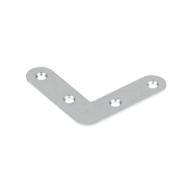 Walteco Connecting Flat Angle 60X60X16Mm, Zinc-Plated 452