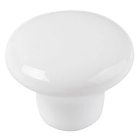 Walteco Furniture Knob Ø 35Mm, Porcelain White 7249