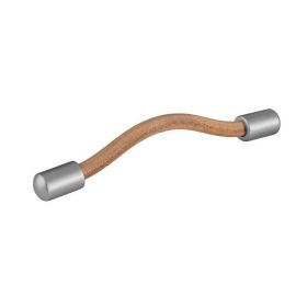 Walteco Furniture Handle Izola 128Mm, Leather, Chrome Matt 7416
