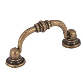 Walteco Furniture Handle Tisset 64Mm, Brass Antique 7224