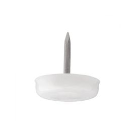 Walteco Plastic Glides With Mandrel Ø 20Mm, White, 8 Pcs 84986