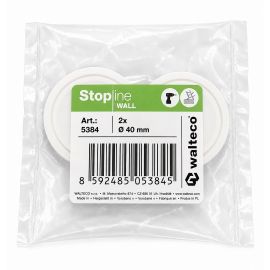 Walteco Door Stop Ø 40Mm, White, 2 Pcs 5384