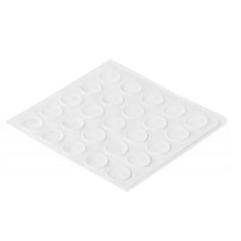 Walteco Door Buffer Ø 8X1,6Mm, Self Adhesive, Transparent, 25 Pcs 84678