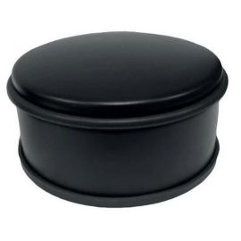 Walteco Door Stop Ø 110X60Mm, 1,1Kg, Stainless Steel, Black 5643
