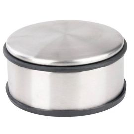 Walteco Door Stop Ø 110X60Mm, 1,1Kg, Stainless Steel Brushed 5334