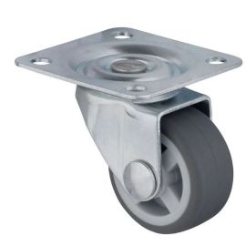 Walteco Swivel Castor For Hard Floors Ø 30Mm, With Plate, Load 20 Kg 2833