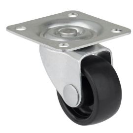 Walteco Swivel Castor Ø 30Mm, With Plate, Load 20Kg 18048