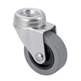 Walteco Swivel Castor Ø 50Mm, With Hole, Load 35Kg 9147436