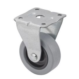 Walteco Fixed Castor Ø 50Mm, With Plate, Load 35Kg 28190